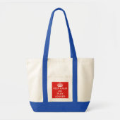 Houd rustig en speel harder. tote bag (Voorkant)