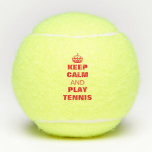 Houd rustig en speel Tennis Ball (merk Penn) Tennisballen