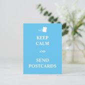 Houd rustig en stuur briefkaarten (Staand voorkant)