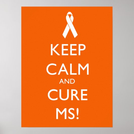 Houd rustig en wees voorzichtig met MS - multiple  Poster (Voorkant)
