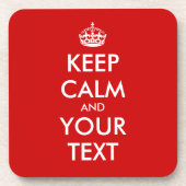 Houd rustig onderzetter | sjabloon (Voorkant)