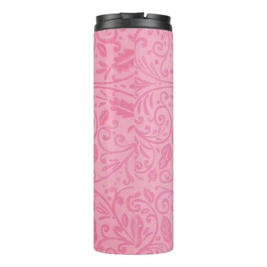 Houd Safe Pink Ribbon Quilt gepersonaliseerd Thermosbeker (Achterkant)