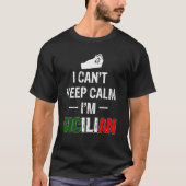 Houd Sicilië kalm T-shirt (Voorkant)