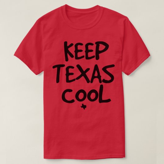 Houd Texas Cool lichte t - shirts (Design voorkant)