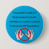 Houd uw handen in eigen Button (BC) (Voorkant)