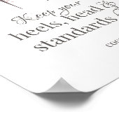 "Houd uw helften, hoofd en standaarden hoog" Poste Poster (Hoek)