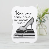 Houd uw hoofd, hoofd en standaarden hoog kaart (Staand voorkant)