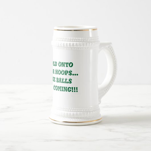 Houd uw Hoops Basketball Humor Mok vast (Voorkant rechts)