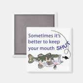 Houd uw mond dicht magneet (Voorkant / Achterkant)