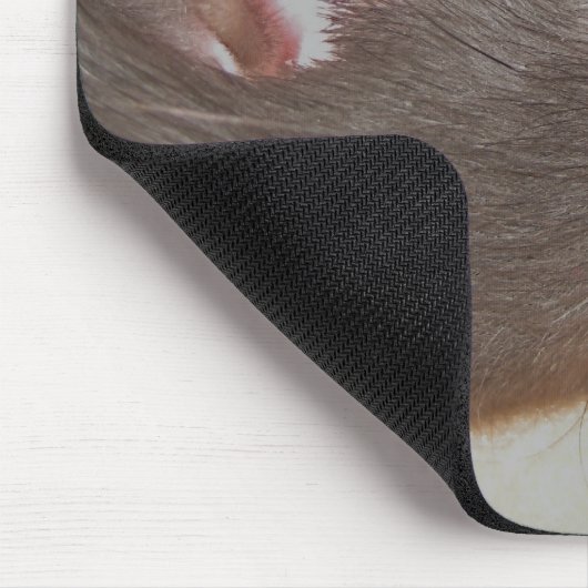 Houd uw neus op het muispad van de steen muismat (Hoek)