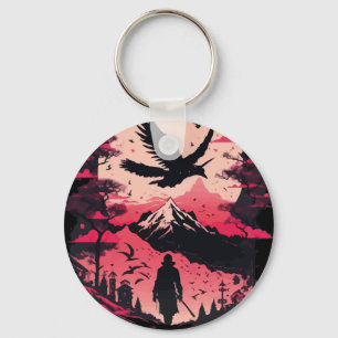 Houd uw sleutels veilig met Samurai-Sleutelhanger Sleutelhanger