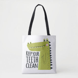 Houd uw tanden schoon draagtas