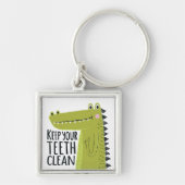 Houd uw tanden schoon sleutelhanger (Voorkant)