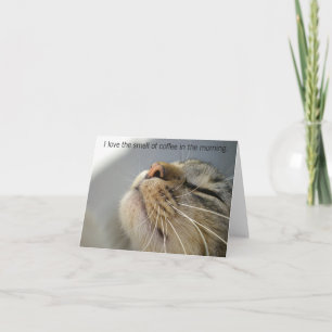 Houd van de Geur van Koffie in de Kaarten van de