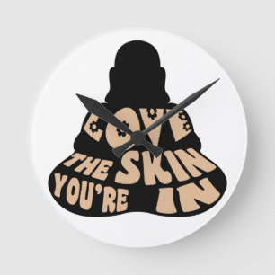 Houd van de Huid u in bent Ronde Klok