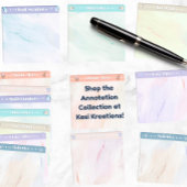 Houd van deze acryl leesannotatie post-it® notes