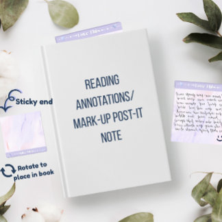 Houd van deze acryl leesannotatie post-it® notes