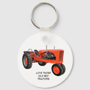 Houd van Die Oude Rode Tractoren Keychain