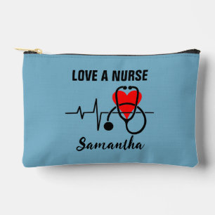 Houd van een Nurse Heart Stethoscoop Design Etui