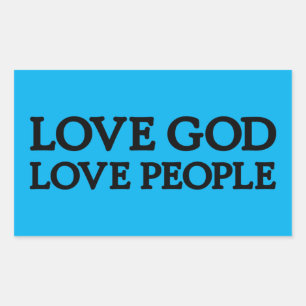 HOUD VAN GOD, HOUD VAN MENSEN Sticker