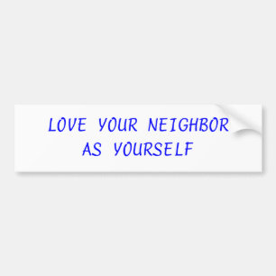 HOUD VAN JE BUURT BUMPERSTICKER