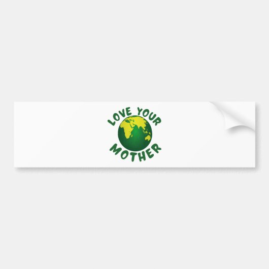 Houd van je moeder bumpersticker (Voorkant)