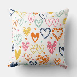 Houd van je ruimte met ons Hartpatroon kussen