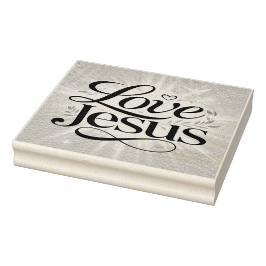 Houd van Jezus Rubberstempel (Stempel)