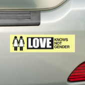 HOUD VAN KENNIS NIET GENDER -.png Bumpersticker (Op auto)