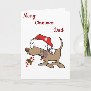 **HOUD VAN MIJN FAVORIETE DAD** IN CHRISTMAS FEESTDAGEN KAART