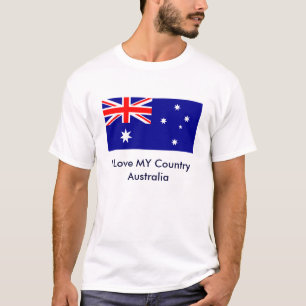 Houd van MIJN jGibney van de Vlag van Australië T-shirt