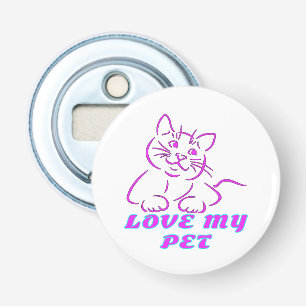 HOUD VAN MIJN KUSTPINK-PET BUTTON FLESOPENER