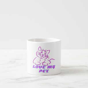 HOUD VAN MIJN KUSTPINK-PET ESPRESSO KOP