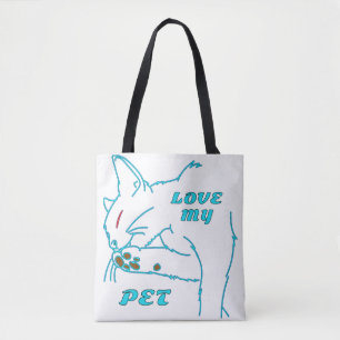 HOUD VAN MIJN KUTE AQUA-PET CAT DRAAGTAS