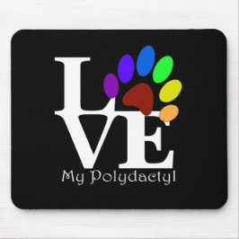 HOUD VAN Mijn polydactylmousepad Muismat