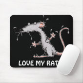 HOUD VAN MIJN RAT!!! MOUSEPAD - CUTE!!! MUISMAT (Met muis)