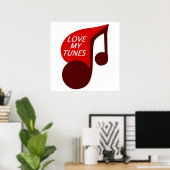 HOUD VAN MIJN TUNES POSTER (Thuiskantoor)