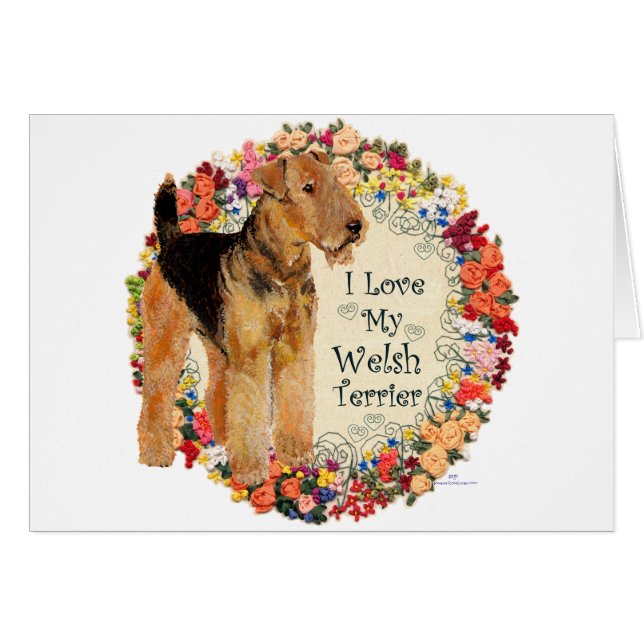 Houd van mijn Welsh Terrier (Voorkant Horizontaal)