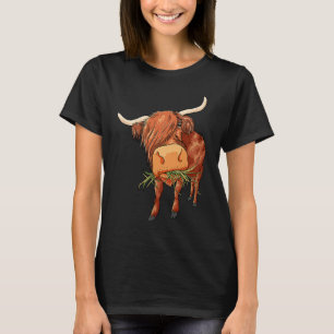 Houd van Schotse Hooglandrunderen Schattig Schots T-shirt