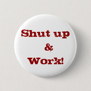 Houd &Werk! knoop Ronde Button 5,7 Cm