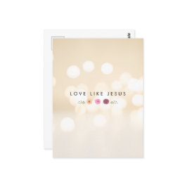 HOUD ZOALS JESUS-inspirerend Briefkaart