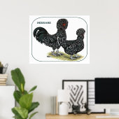 Houdan Chickens Poster (Thuiskantoor)
