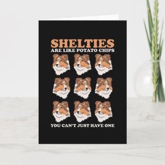 Houdbaarheid | Dog Shetland Sheepdog Sheltie Kaart