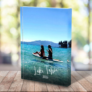 Houdbare typografie voor familie vakantie fotoblokken
