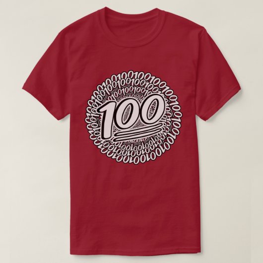Houden 100 hele dag T-shirt (Design voorkant)