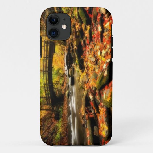 Houden Bridge en Creek in Herfst Case-Mate iPhone Case (Achterkant)