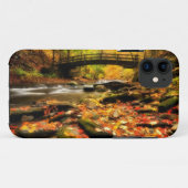 Houden Bridge en Creek in Herfst Case-Mate iPhone Case (Achterkant (horizontaal))
