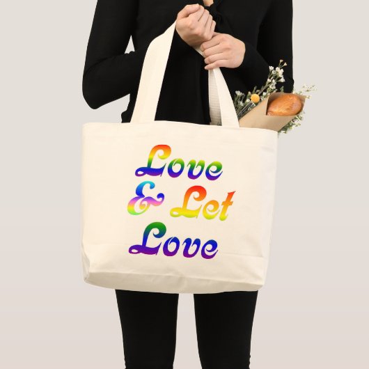 HOUDEN EN LATEN VERLICHTEN GROTE TOTE BAG (Voorkant (product))