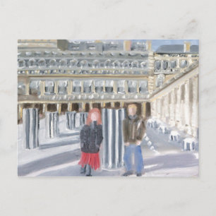 HOUDEN IN PARIJS BRIEFKAART