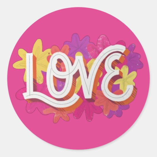 HOUDEN RONDE STICKER (Voorkant)